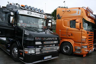 Espectaculares Scania tuning en Torrelavega 2012.